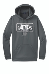 Carol Stream Panthers Basketball YOUTH - Sport-Tek® Sport-Wick® Fleece Hooded Pullover (Design 1)