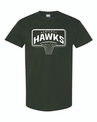 Bartlett High School Basketball YOUTH Heavy Cotton T-Shirt (Design 1)