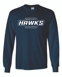 Bartlett High School Basketball Ultra Cotton Long Sleeve T-Shirt (Design 2)