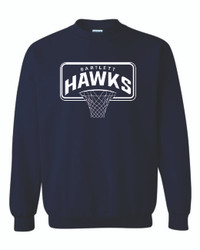 Bartlett High School Basketball Heavy Blend™ Crewneck (Design 1)