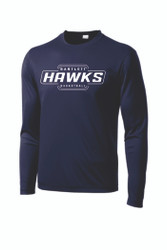 Bartlett High School Basketball Sport-Tek Long Sleeve PosiCharge Competitor Tee (Design 2)