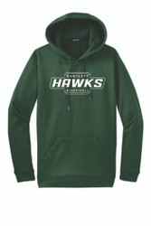 Bartlett High School Basketball Sport-Tek® Sport-Wick® Fleece Hooded Pullover (Design 2)