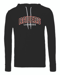 Huntley Raiders Lacrosse Applique - BELLA + CANVAS Unisex Sponge Fleece Hoodie