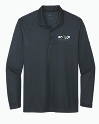 Azuga Nike Dri-FIT Micro Pique 2.0 Long Sleeve Polo