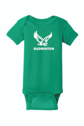 BHS Badminton Rabbit Skins™ Infant Short Sleeve Baby Rib Bodysuit