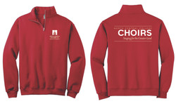 NCC Choirs JERZEES - Nublend® Cadet Collar Quarter-Zip Sweatshirt