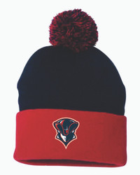 South Elgin Patriots Sportsman - Pom-Pom 12" Knit Beanie