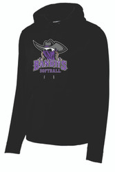 Bandits Softball - Sport-Tek Sport-Wick Fleece Hooded Pullover