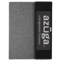 Azuga Black/Gray Canvas Portfolio With Pen Azuga Black/Gray Canvas Portfolio With Pen