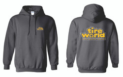 Tire World Heavy Blend Hooded Sweatshirt. Tire World Heavy Blend Hooded Sweatshirt.