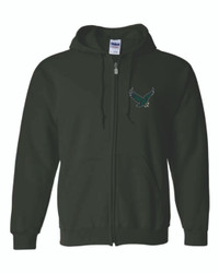 Bartlett Hawks Cross Country Gildan Heavy Blend Full-Zip Hooded Sweatshirt Bartlett Hawks Cross Country Gildan Heavy Blend Full-Zip Hooded Sweatshirt