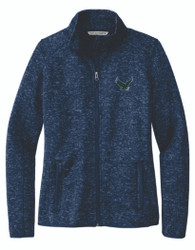 Bartlett Hawks Cross Country Port Authority® Ladies Sweater Fleece Jacket Bartlett Hawks Cross Country Port Authority® Ladies Sweater Fleece Jacket