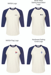 Northwest Sailing Association Unisex Fine Jersey Raglan T-Shirt Northwest Sailing Association Unisex Fine Jersey Raglan T-Shirt
