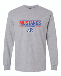 MMS Mustangs Wrestling Gildan - Ultra Cotton Long Sleeve T-Shirt