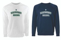 Silverhawks Next Level - Unisex Laguna Raglan Crewneck Sweatshirt