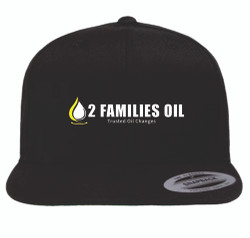 2 Families Oil Flat Bill Cap