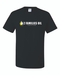 2 Families Oil Workwear Active 50/50 Cotton/Poly Pocket T-Shirt