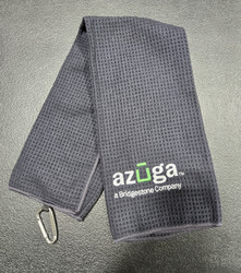 Azuga Waffle Microfiber Golf Towel