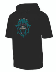 Hawk Hollow Guardians Basketball Sport-Tek Sport-Wick Fleece Short Sleeve Hooded Pullover
