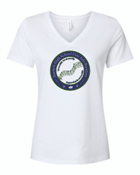 BHS Fine Arts Boosters Women's Relaxed Heather CVC V-Neck Tee