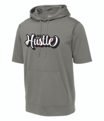 Hustle 315 Sport-Tek Sport-Wick Fleece Short Sleeve Hooded Pullover