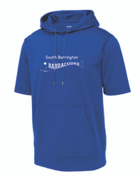South Barrington Barracudas Sport-Tek Sport-Wick Fleece Short Sleeve Hooded Pullover