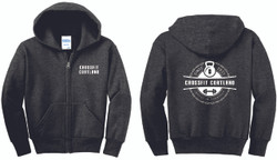 Crossfit Cortland Port & Co™ Youth Core Fleece Full-Zip Hooded Sweatshirt