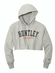 Huntley Raiders Lacrosse Champion® Women’s Reverse Weave® Cropped Cut-Off Hooded Sweatshirt