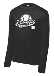 BLL Baseball Number Sport-Tek Long Sleeve PosiCharge Competitor Tee