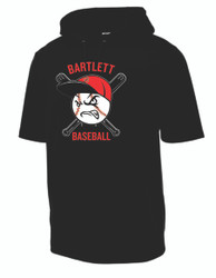 BLL Baseball Sport-Tek Sport-Wick Fleece Short Sleeve Hooded Pullover