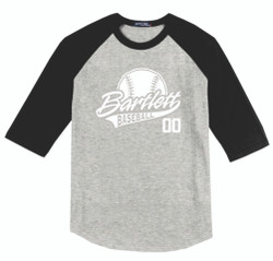 BLL Baseball Number Sport-Tek Colorblock Raglan Jersey