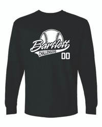 Challengers Baseball Number Gildan - Ultra Cotton Long Sleeve T-Shirt