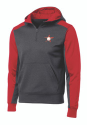 South Elgin Legends Sport-Tek Tech Fleece Colorblock 1/4-Zip Hooded Sweatshirt