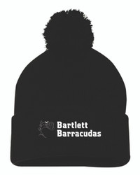 Bartlett Barracudas Swim Team Sportsman - Pom-Pom 12" Knit Beanie