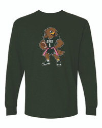 BHS Flag Football Hawk Gildan - Ultra Cotton Long Sleeve T-Shirt