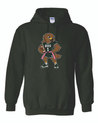BHS Flag Football Hawk Gildan - Heavy Blend™ Hooded Sweatshirt
