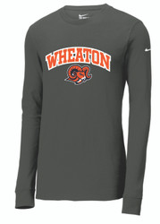 Wheaton Rams Coaches Nike Dri-FIT Cotton/Poly Long Sleeve Tee