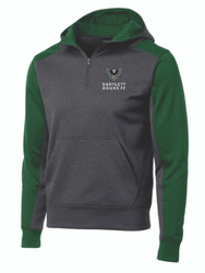 Bartlett Hawks FC Sport-Tek Tech Fleece Colorblock 1/4-Zip Hooded Sweatshirt