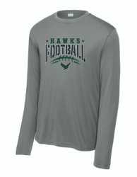 BHS Football Sport-Tek Long Sleeve PosiCharge Competitor Tee