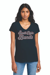South Elgin High School Band Spangle District® Women’s The Concert Tee® V-Neck