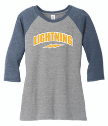 St. Charles Lightning Women’s Perfect Tri 3/4-Sleeve Raglan
