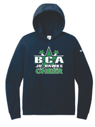 BCA Cheer Nike Women's Club Fleece Sleeve Swoosh Pullover Hoodie