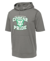 Clinton Elementary Sport-Tek Sport-Wick Fleece Short Sleeve Hooded Pullover