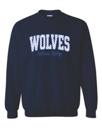 Nature Ridge Wolves Polka Dots Staff Gildan - Heavy Blend™ Crewneck