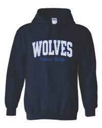 Nature Ridge Wolves Polka Dots Staff Gildan - Heavy Blend™ Hooded Sweatshirt