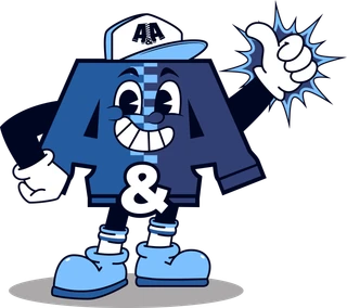 A&A Custom Wear mascot
