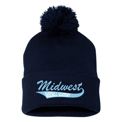 Midwest Baseball Academy Sportsman - Pom-Pom 12" Knit Beanie