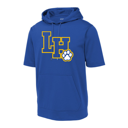Laurel Hill Lions - Sport-Tek Sport-Wick Fleece Short Sleeve Hooded Pullover