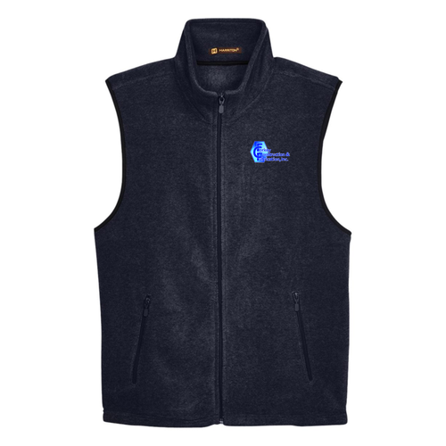 Forkey - Harriton Unisex Fleece Full-Zip Vest
