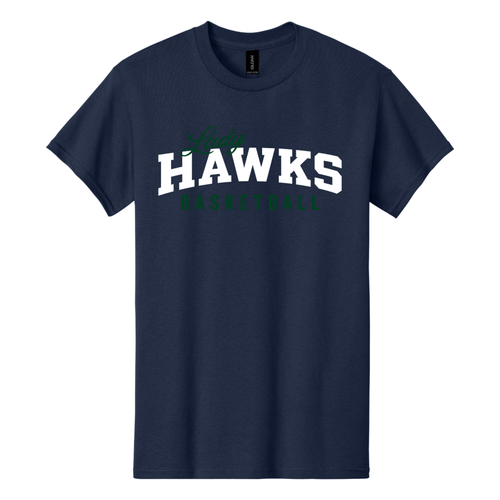 Bartlett Lady Hawks Basketball - Gildan Heavy Cotton T-Shirt